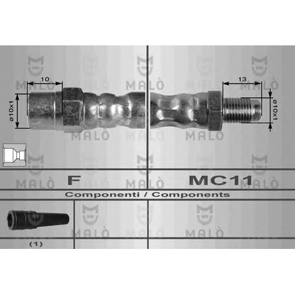 Foto Flessibile del freno MALÒ 8634