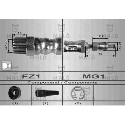 Photo Brake Hose MALÒ 8939