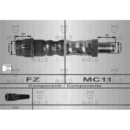 Photo Brake Hose MALÒ 8992