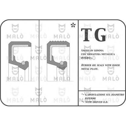 Photo Shaft Seal, crankshaft MALÒ 959TF