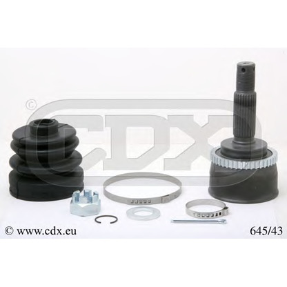 Photo Joint Kit, drive shaft CDX 64543