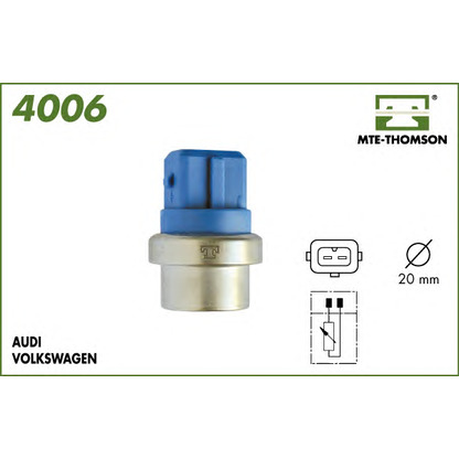 Photo Sensor, coolant temperature MTE-THOMSON 4006