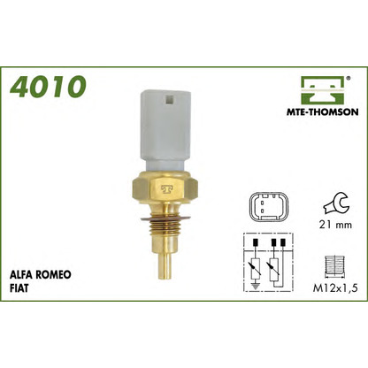 Photo Sensor, coolant temperature MTE-THOMSON 4010