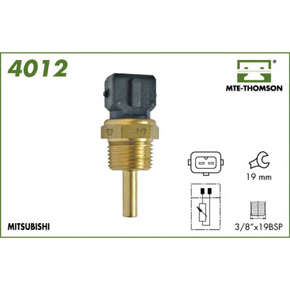 Photo Sensor, coolant temperature MTE-THOMSON 4012