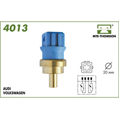 Photo Sensor, coolant temperature MTE-THOMSON 4013
