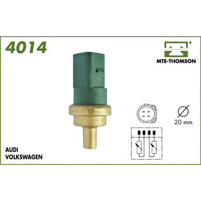 Photo Sensor, coolant temperature MTE-THOMSON 4014