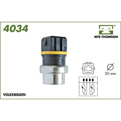 Foto Sensore, Temperatura refrigerante MTE-THOMSON 4034