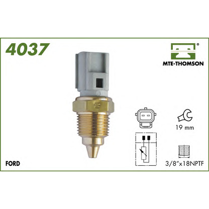 Foto Sensor, temperatura del refrigerante MTE-THOMSON 4037