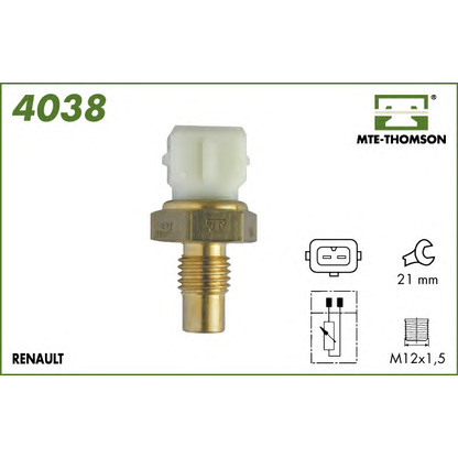 Foto Sensor, temperatura del refrigerante MTE-THOMSON 4038