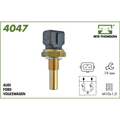 Photo Sensor, coolant temperature MTE-THOMSON 4047