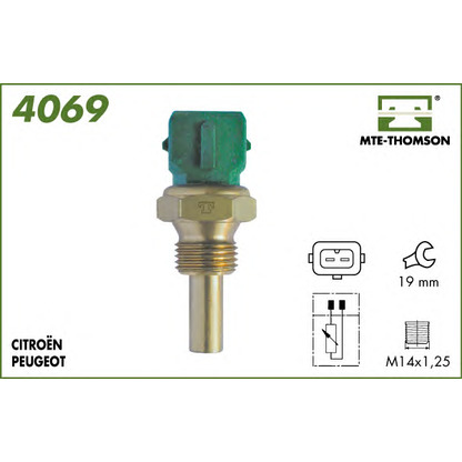 Foto Sensor, temperatura del refrigerante MTE-THOMSON 4069
