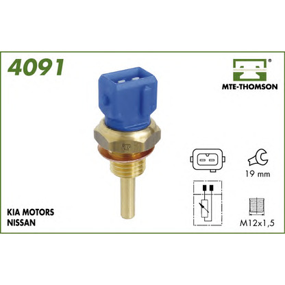 Foto Sensor, temperatura del refrigerante MTE-THOMSON 4091