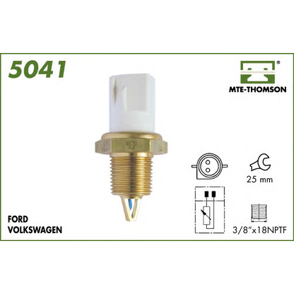 Zdjęcie Czujnik, temperatura powietrza dolotowego MTE-THOMSON 5041