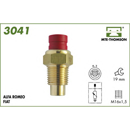 Foto Sensor, temperatura del refrigerante MTE-THOMSON 3041