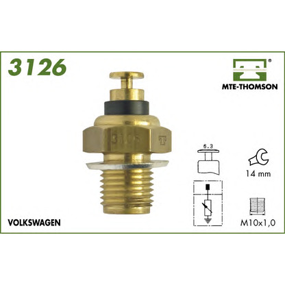 Foto Sensore, Temperatura refrigerante MTE-THOMSON 3126