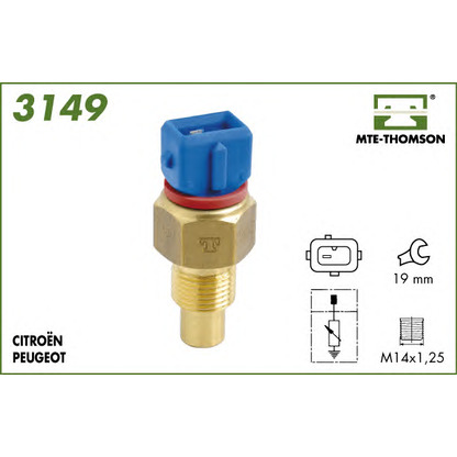 Foto Sensor, temperatura del refrigerante MTE-THOMSON 3149