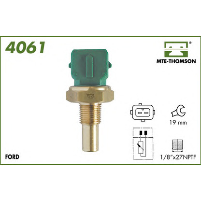 Photo Sensor, coolant temperature MTE-THOMSON 4061