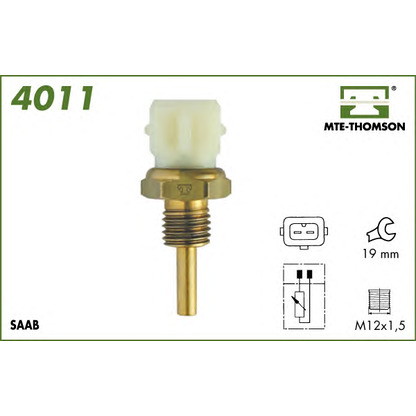 Photo Sensor, coolant temperature MTE-THOMSON 4011