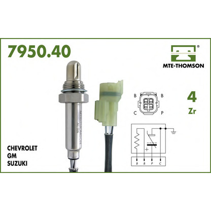 Zdjęcie Sonda lambda MTE-THOMSON 795040025