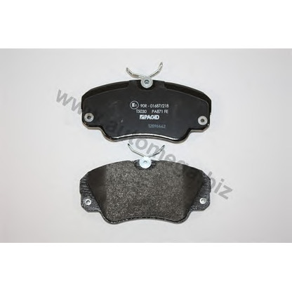 Photo Brake Pad Set, disc brake AUTOMEGA 1016050033