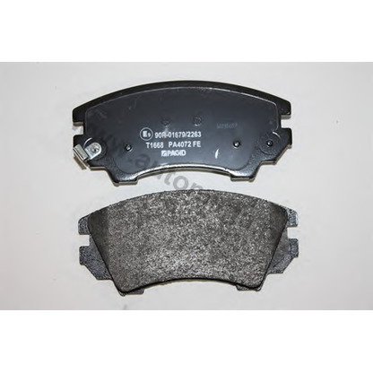Photo Brake Pad Set, disc brake AUTOMEGA 1016050434