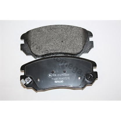 Photo Brake Pad Set, disc brake AUTOMEGA 1016050624