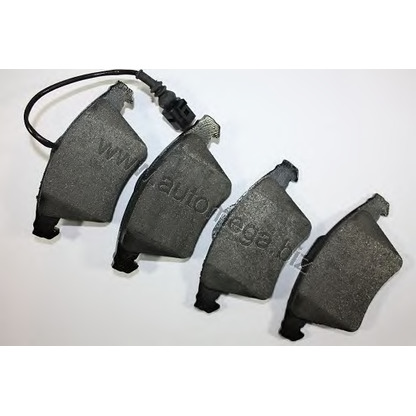 Photo Brake Pad Set, disc brake AUTOMEGA 1069801517H0