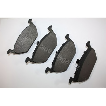 Photo Brake Pad Set, disc brake AUTOMEGA 3169801516Q0