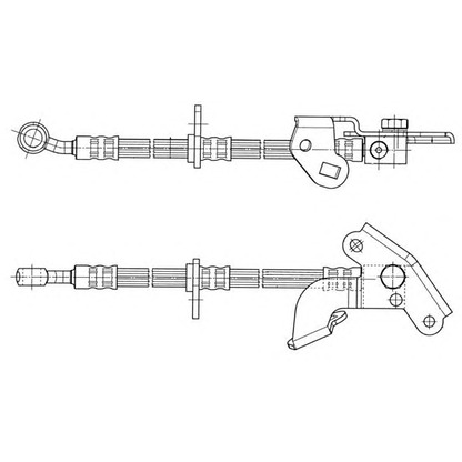 Zdjęcie Przewód hamulcowy elastyczny CEF 512521