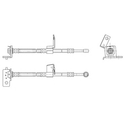 Foto Tubo flexible de frenos CEF 512632