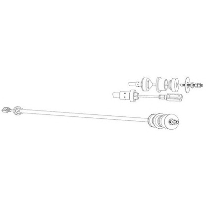 Foto Cable de accionamiento, accionamiento del embrague CEF CT01139