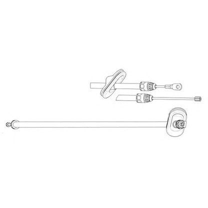 Photo Cable, parking brake CEF DM02195