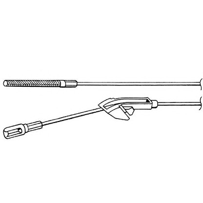 Photo Cable, parking brake CEF OP02166