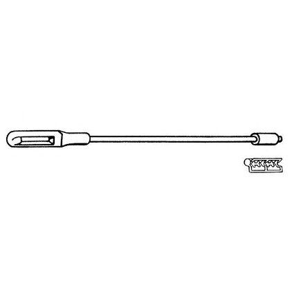 Photo Cable, parking brake CEF OP02174
