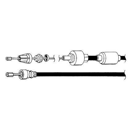 Foto Cable de accionamiento, accionamiento del embrague CEF RT01169