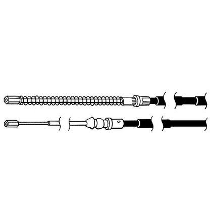Foto Cable de accionamiento, freno de estacionamiento CEF RT02153