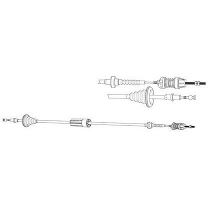 Zdjęcie Cięgno, sterowanie sprzęgłem CEF VW01178A