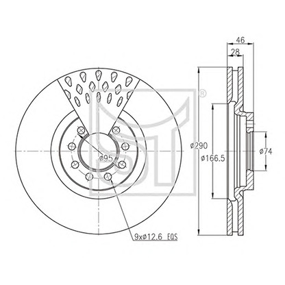 Photo Brake Disc ST-TEMPLIN 031100823270