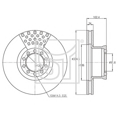 Photo Brake Disc ST-TEMPLIN 031101926020