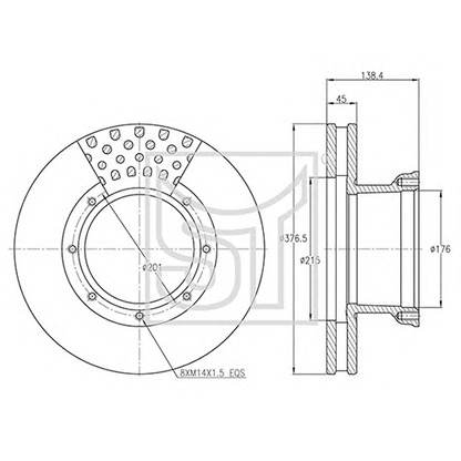 Photo Brake Disc ST-TEMPLIN 031101926220