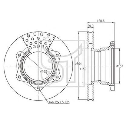 Photo Brake Disc ST-TEMPLIN 031101926260