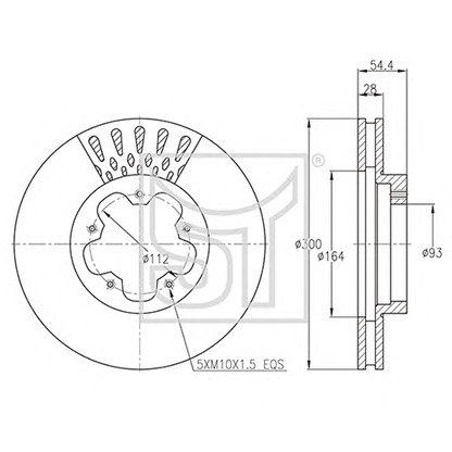 Photo Brake Disc ST-TEMPLIN 031102600140