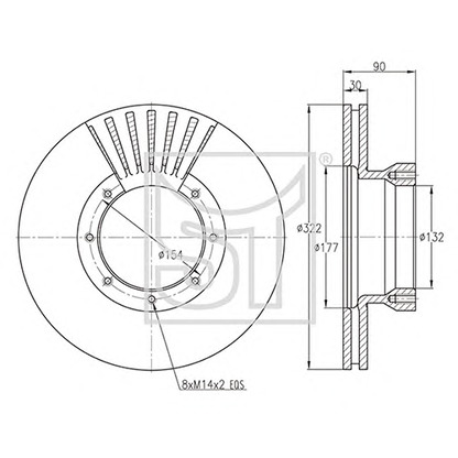 Photo Brake Disc ST-TEMPLIN 031104020010