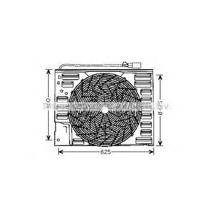 Photo Roue du souffleur, refroidissement  du moteur PRASCO BW7508