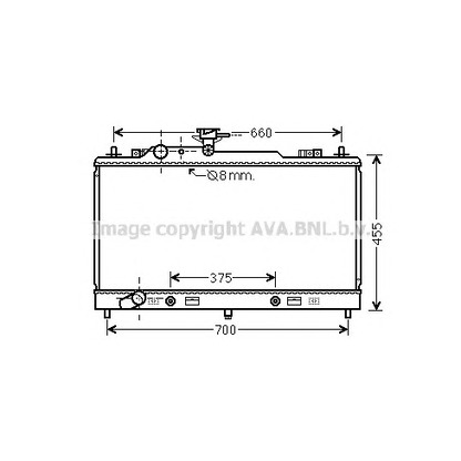 Photo Radiator, engine cooling PRASCO BWA2307