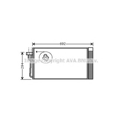 Photo Condenser, air conditioning PRASCO BWA5273