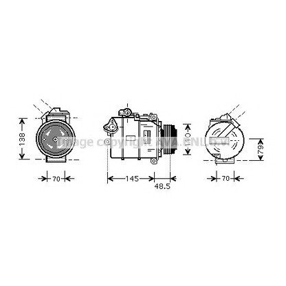 Photo Compressor, air conditioning PRASCO BWAK309