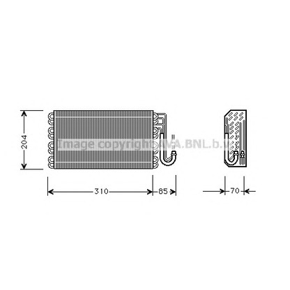 Foto Evaporatore, Climatizzatore PRASCO BWV025