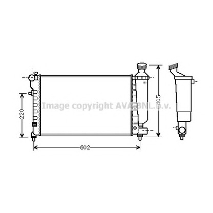 Photo Radiateur, refroidissement du moteur PRASCO CN2197