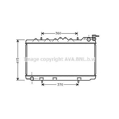 Photo Radiateur, refroidissement du moteur PRASCO DN2094